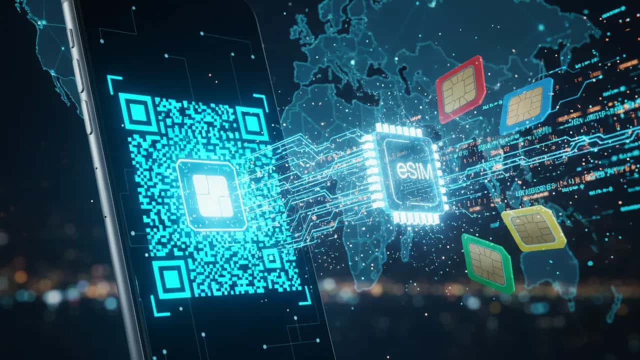 eSIM چیست؟ راهنمای کامل سیم‌کارت دیجیتال در سال ۲۰۲۵ و اهمیت آن برای آینده ارتباطات