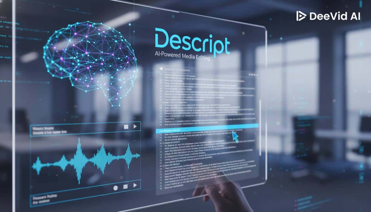 Descript: انقلاب تدوین محتوا! چطور هوش مصنوعی دیوار بین نویسندگی و تولید ویدئو را برمی‌دارد؟