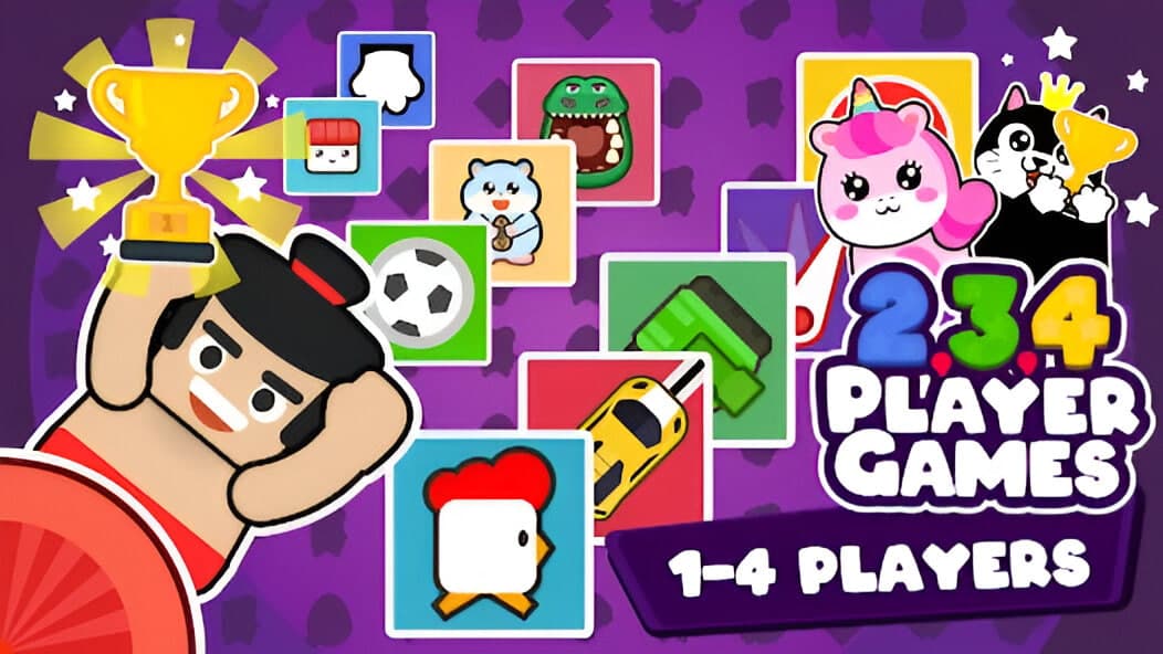 بازی های کوتاه و سریع در 2 3 4 Player Mini Games