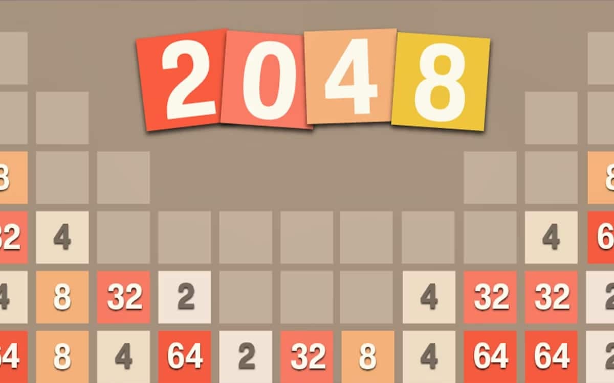 بازی پازل کم حجم 2048 برای اندروید