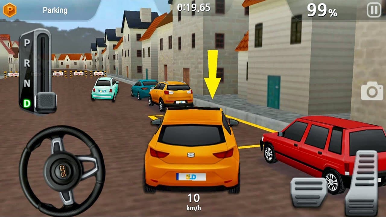 گیم پلی بازی ماشین آفلاین کم حجم Dr. Driving 2