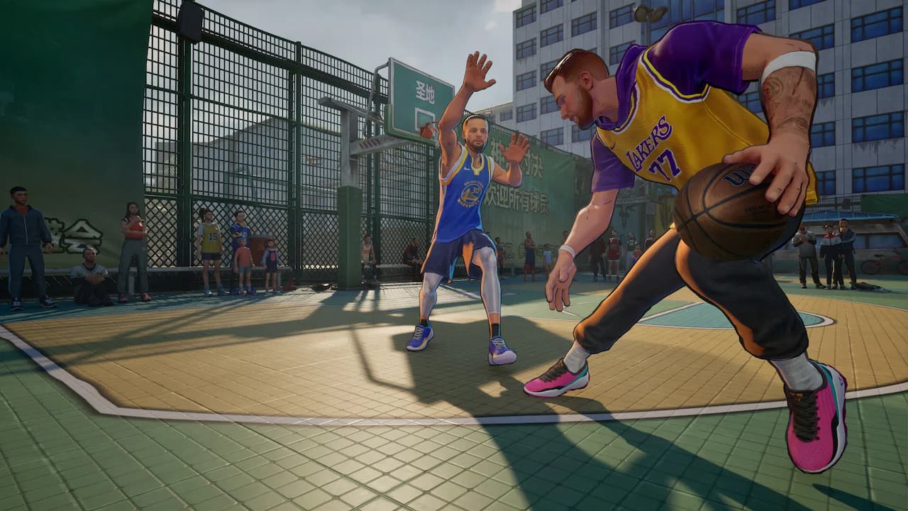 نمایی از بازی NBA The Run