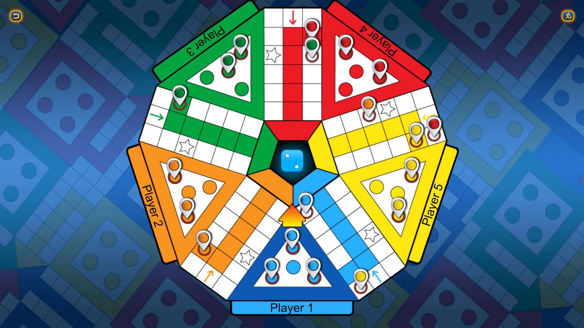 صفحه بازی منچ Ludo King