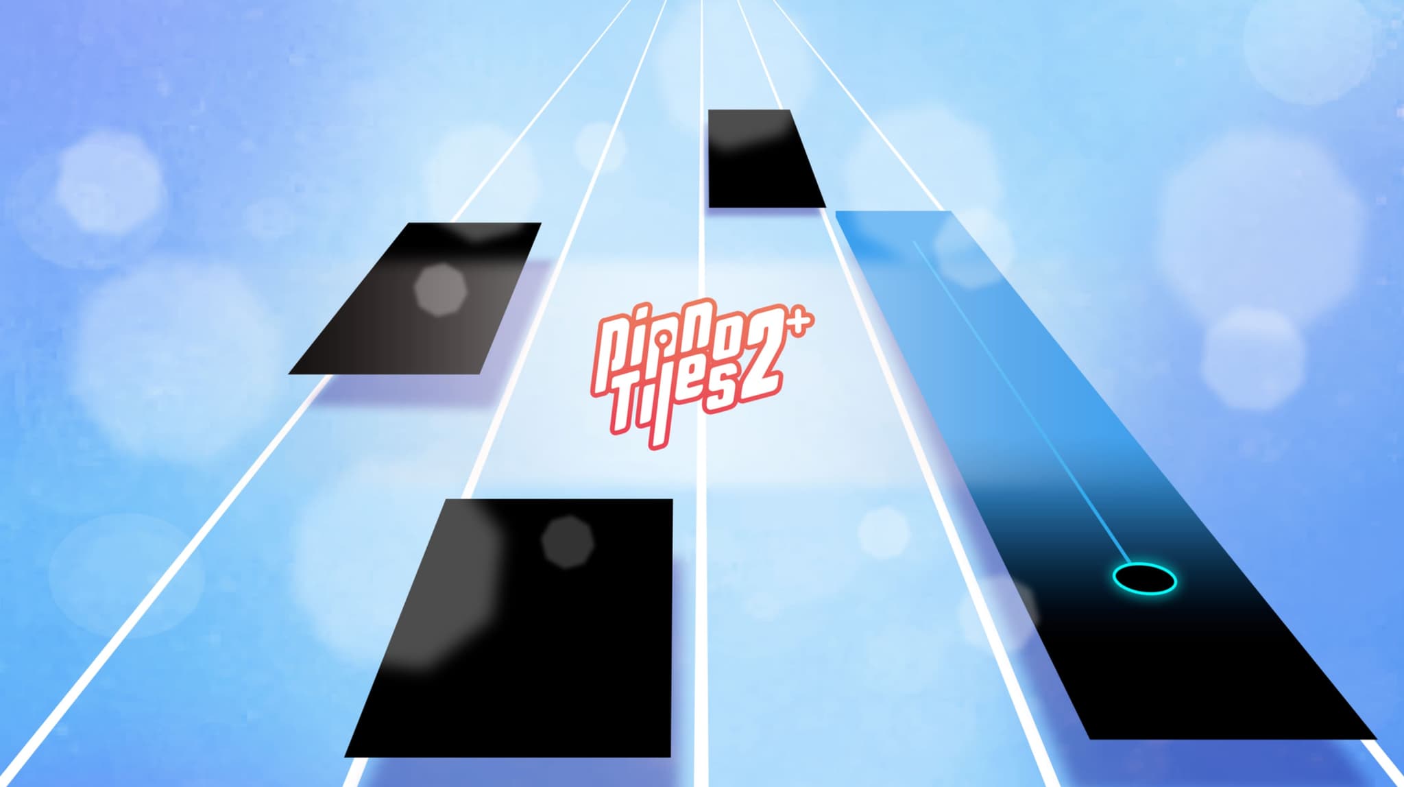 کاشی‌های سیاه ریتمیک در بازی Piano Tiles 2