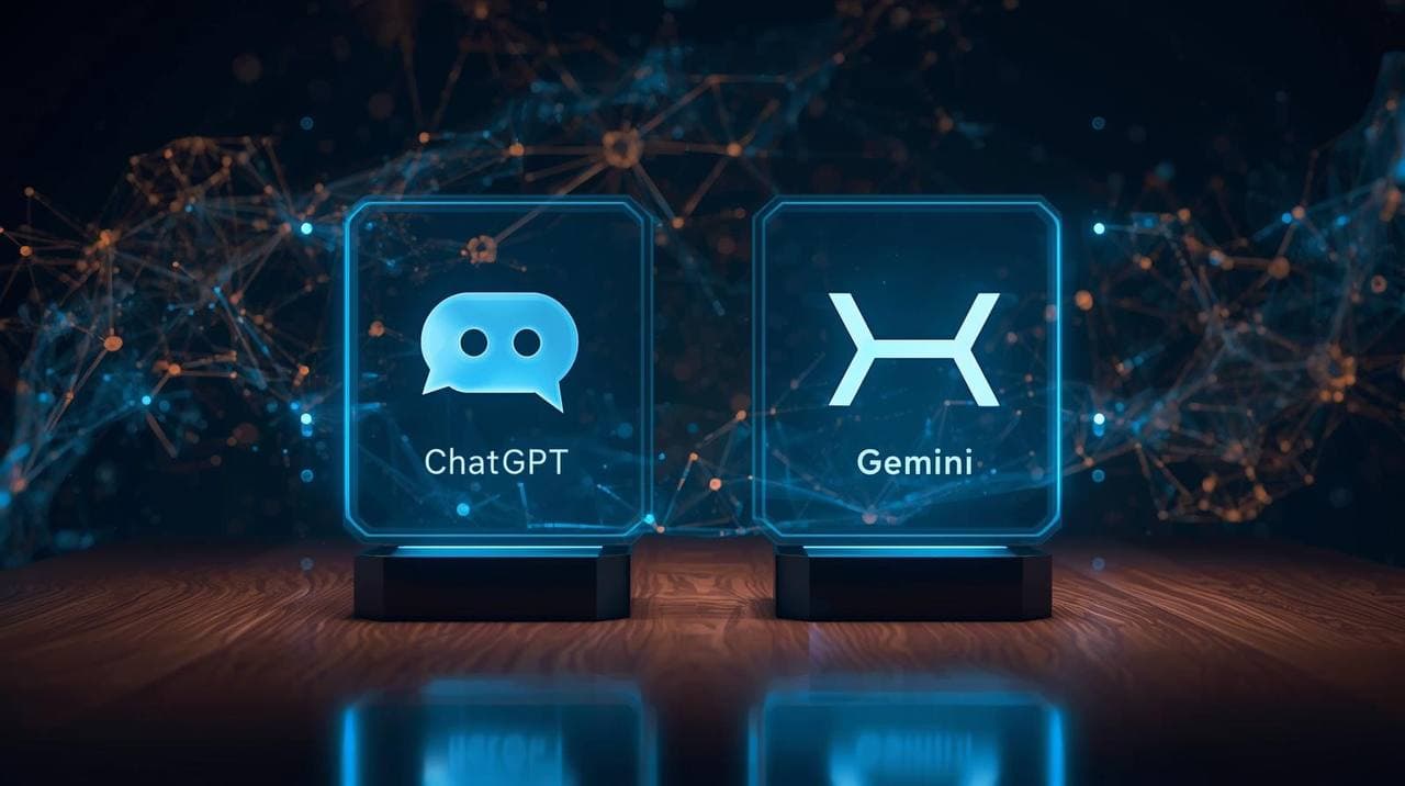 مقایسه هوش مصنوعی ChatGPT و Gemini 