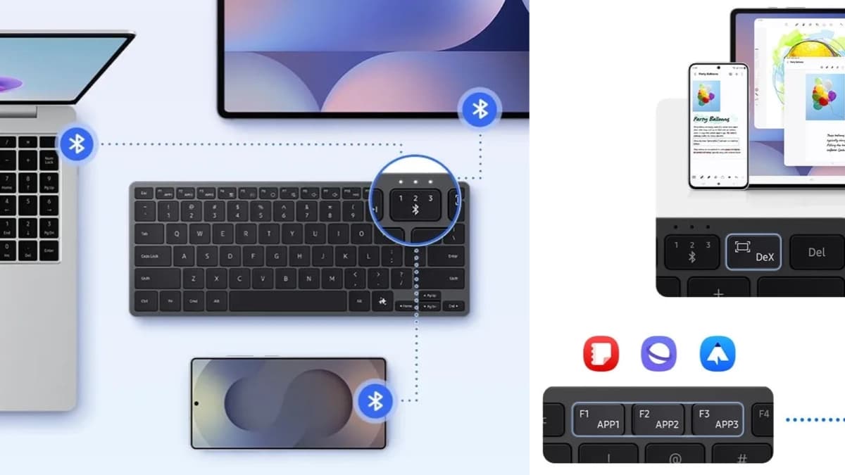 طراحی زیبا و چندکاره کیبورد هوشمند سامسونگ