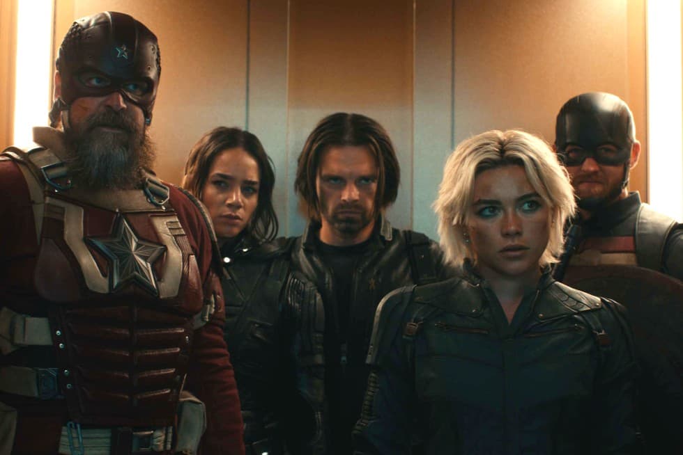 صحنه ای از کاراکترهای فیلم Thunderbolts