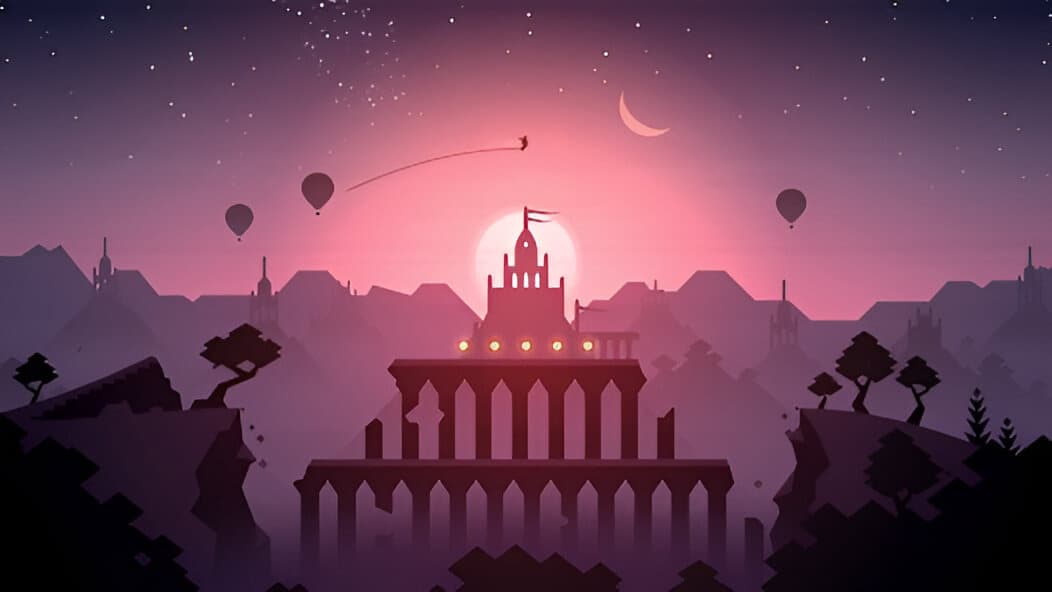 گرافیک چشم نواز بازی آفلاین Alto's Odyssey