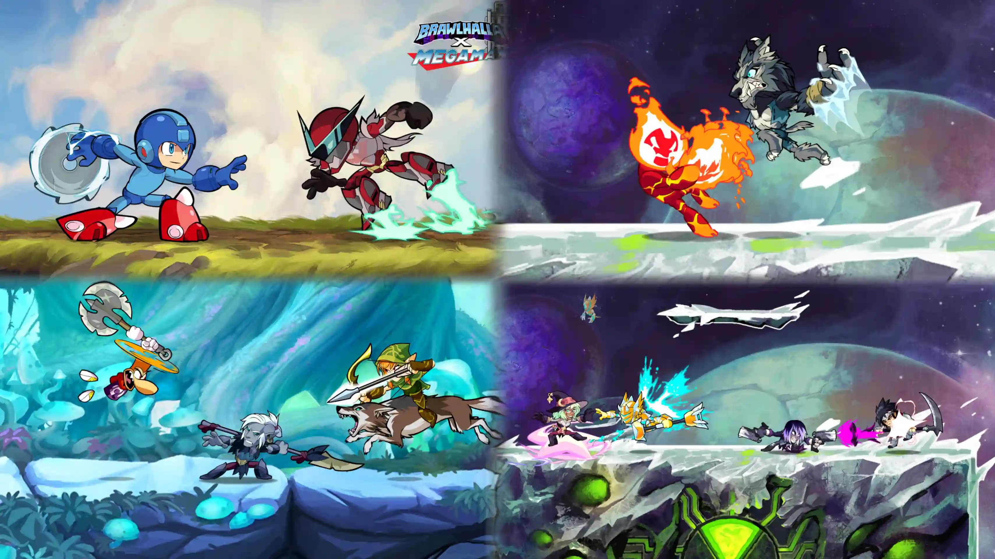 تصاویری از گیم پلی بازی Brawlhalla