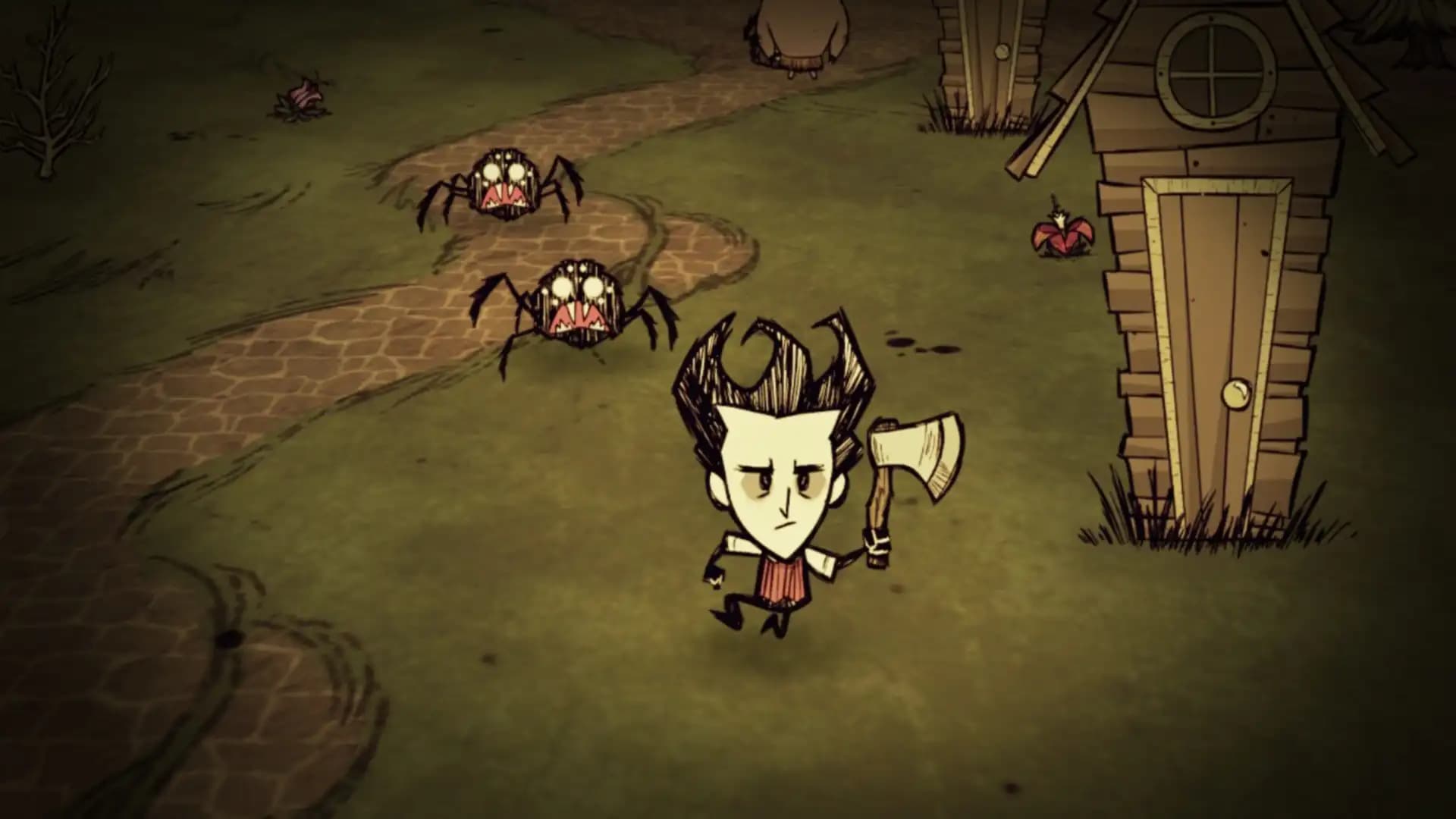 تصویری از گیم پلی بازیDon't Starve Together