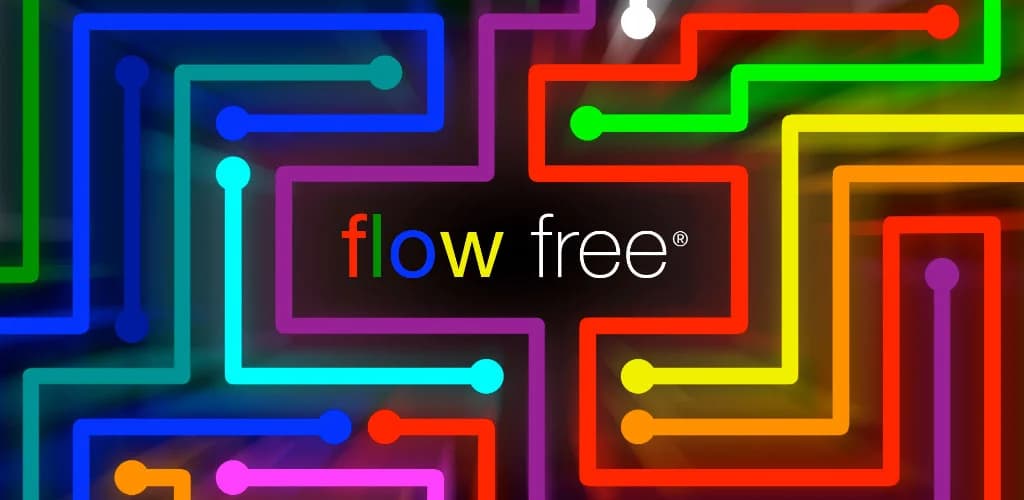 بازی پازل آفلاین کم حجم Flow Free