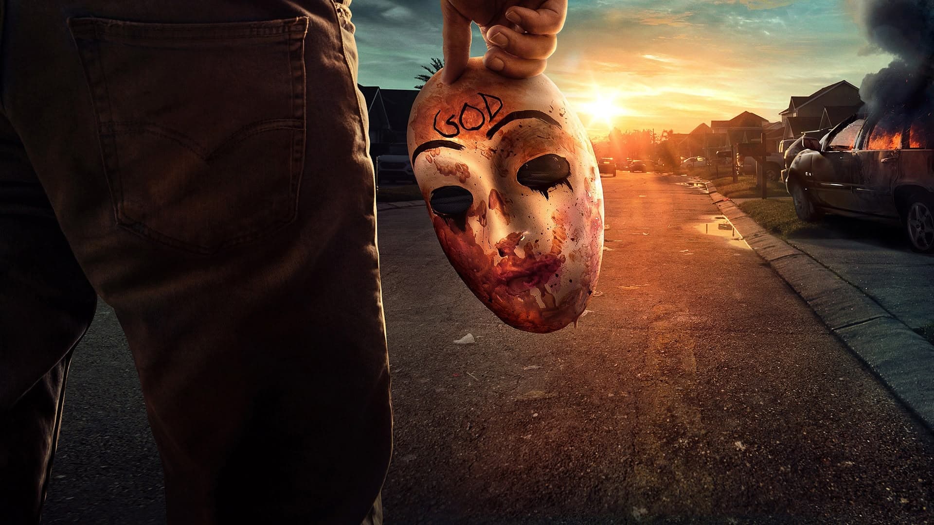 تصویری از ماسک در سریال The Purge