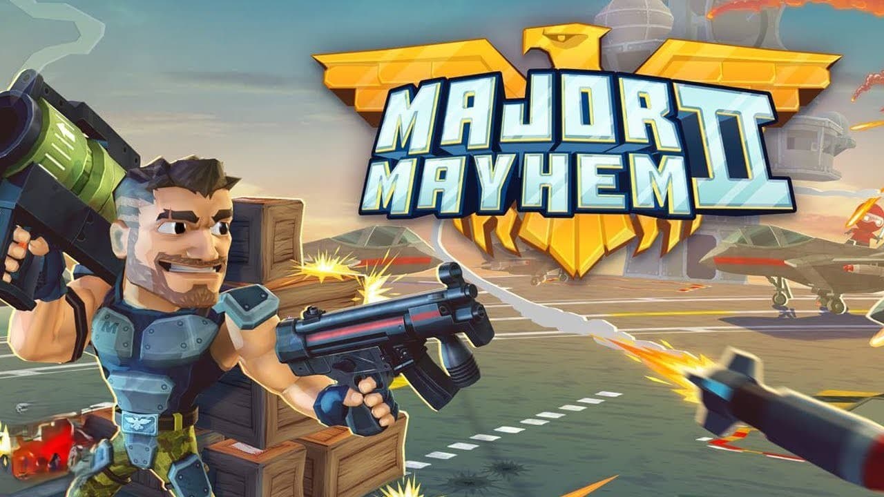 بازی اکشن آفلاین و کم حجم Major Mayhem 2