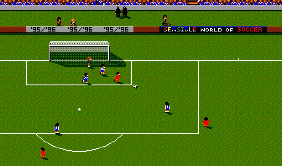 بازی قدیمی و کلاسیک Sensible World of Soccer