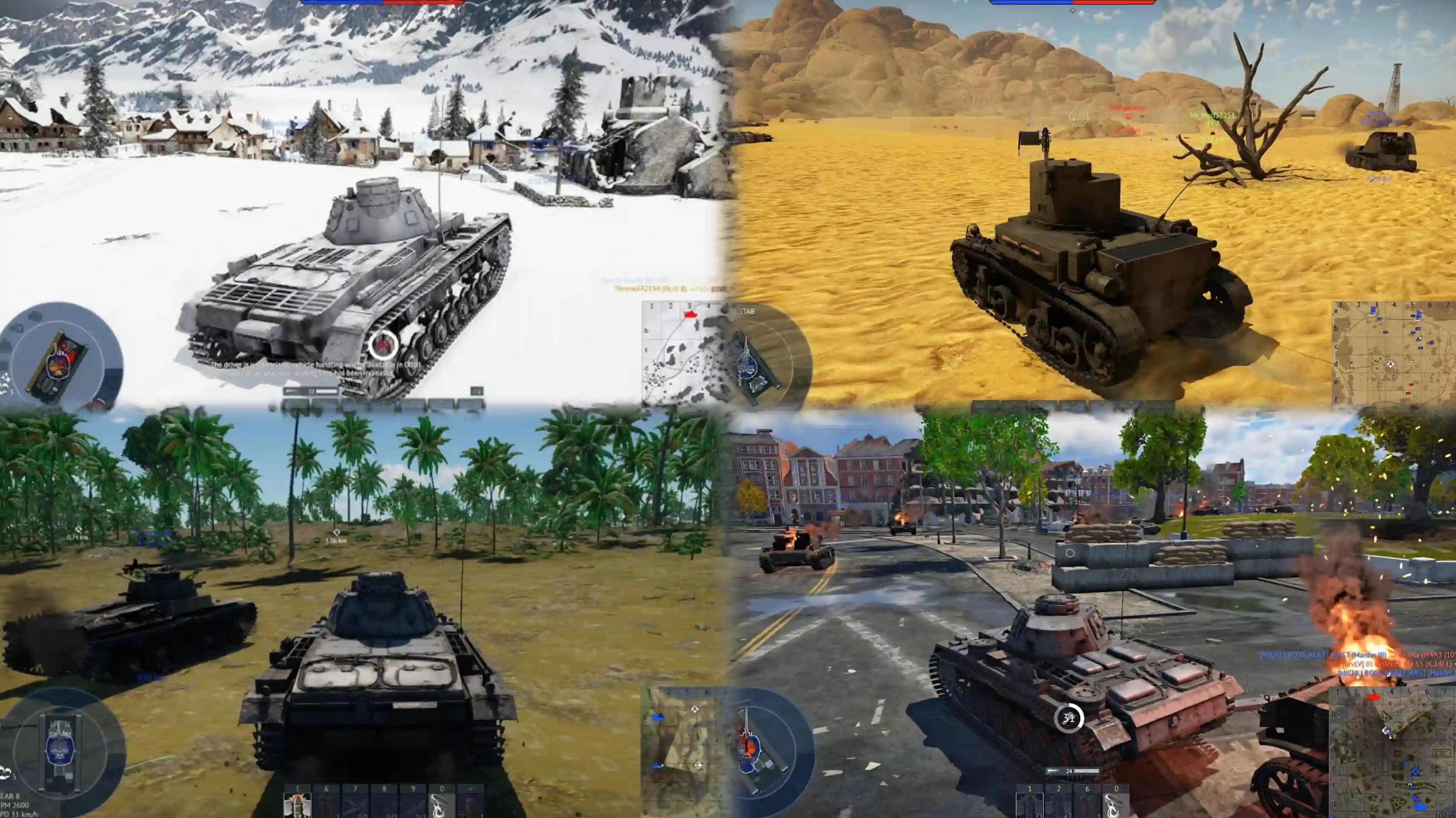 تصاویری از گیم پلی بازی War Thunder