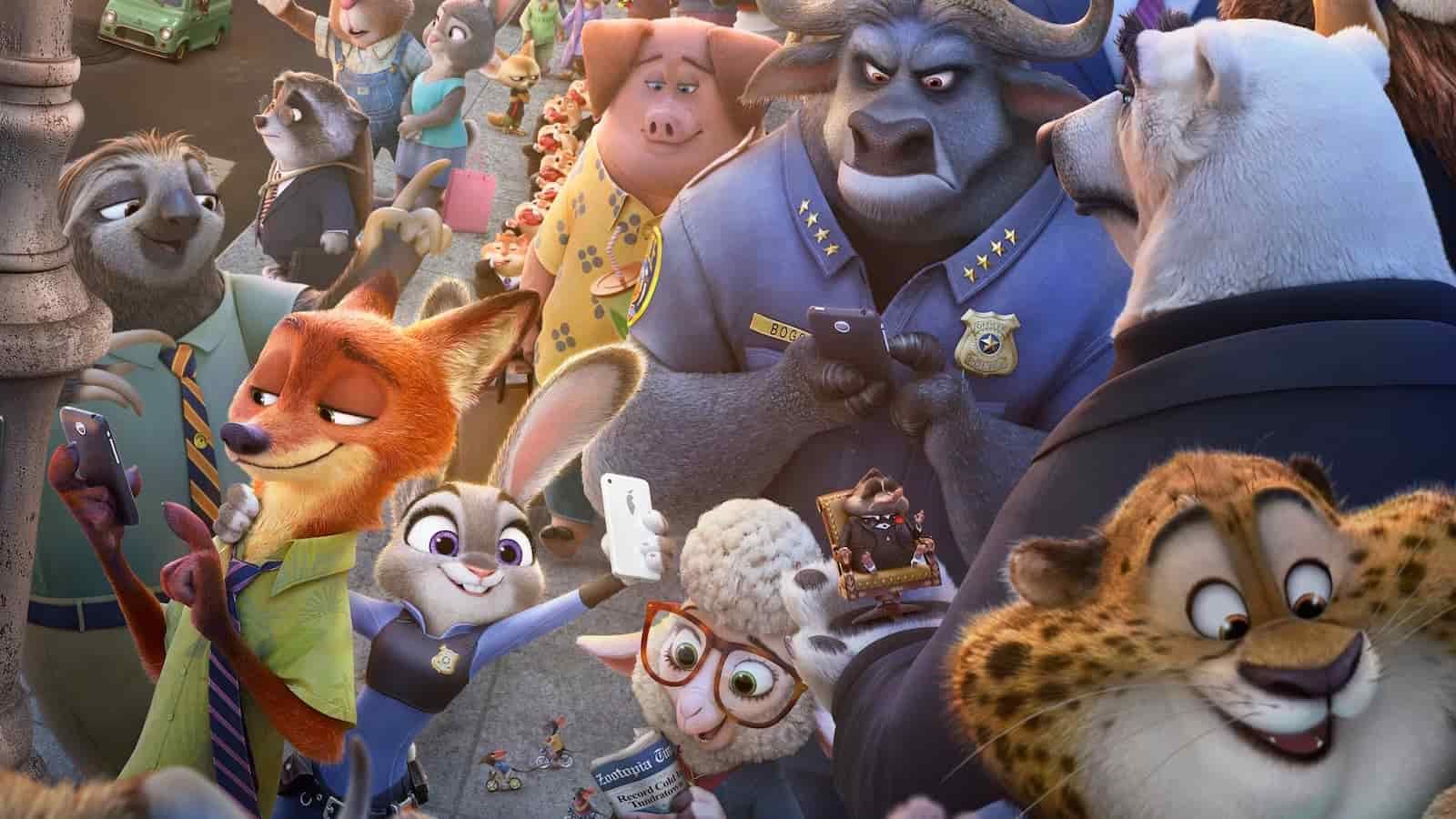 صحنه ای از انیمیشن زوتوپیا