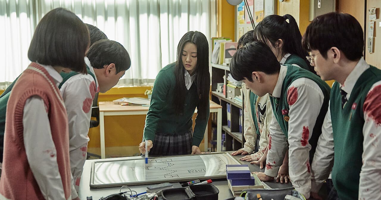 سریال های زامبی کره ای در مدرسه (ما همه مرده ایم)