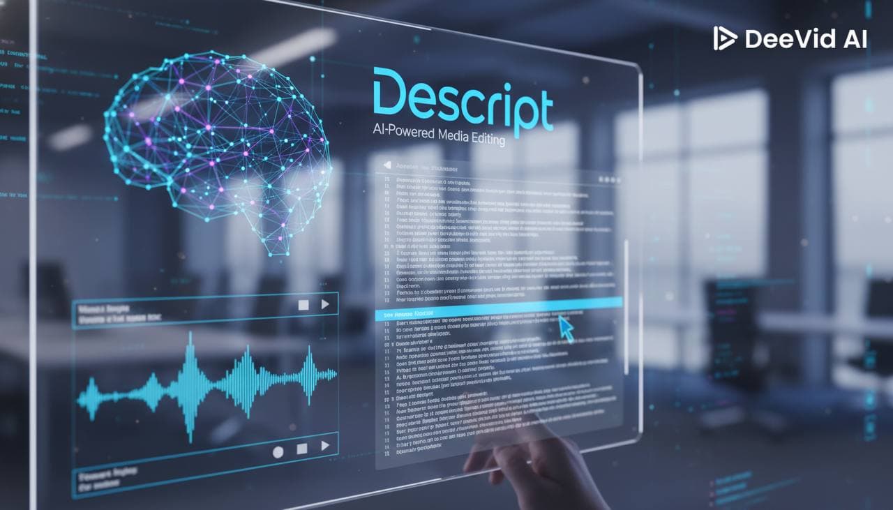 Descript: انقلاب تدوین محتوا! چطور هوش مصنوعی دیوار بین نویسندگی و تولید ویدئو را برمی‌دارد؟