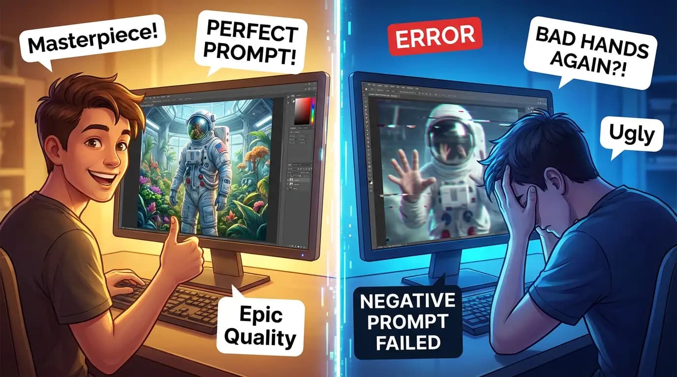 ساخت عکس با هوش مصنوعی مثل حرفه‌ای‌ها؛ رازهای پرامپت‌نویسی که کسی بهت نمی‌گه!