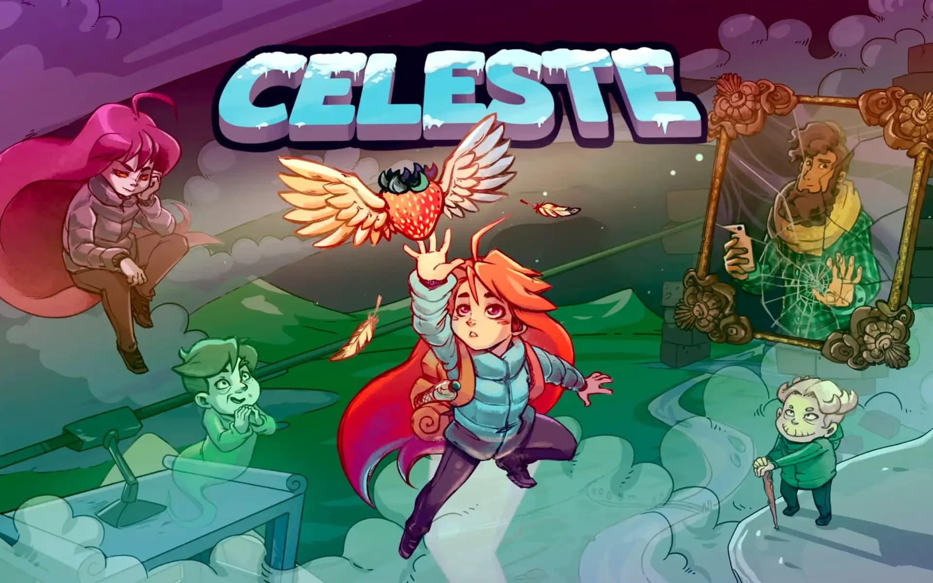 بازی Celeste با طراحی پلتفرمر دوبعدی و گرافیک پیکسلی
