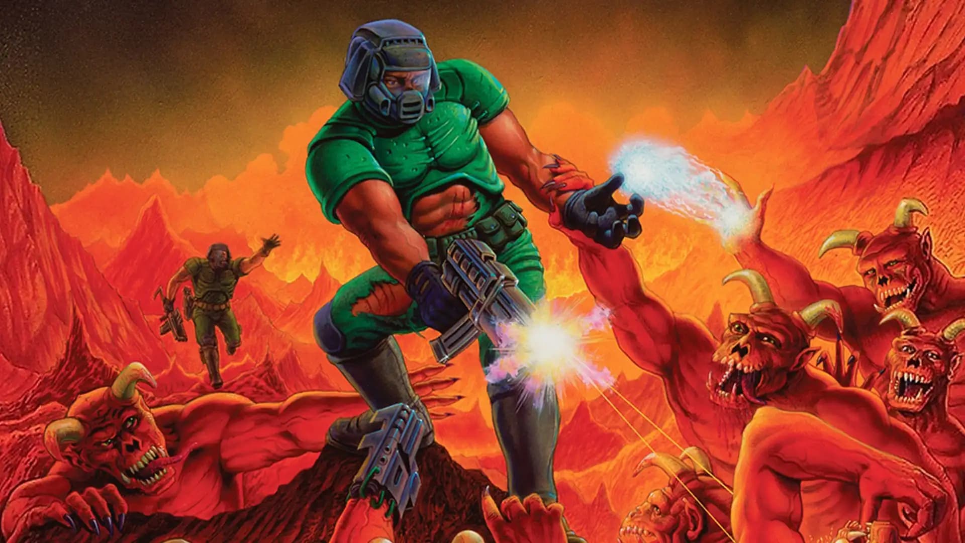  بازی Doom Classic در نسخه اندروید با گرافیک پیکسلی و سبک تیراندازی اول‌شخص