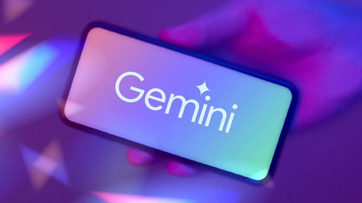 تصویر گرافیکی از هوش مصنوعی Gemini متعلق به گوگل