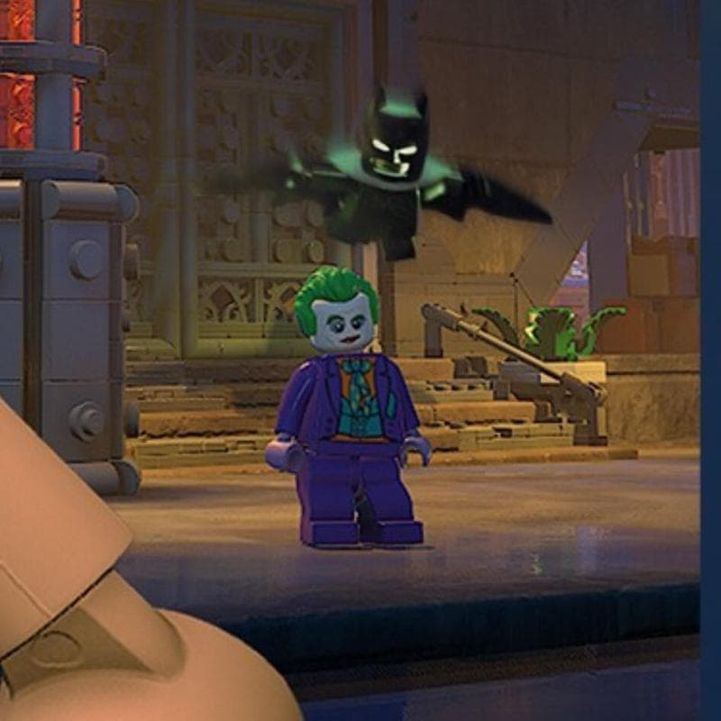 پرواز بتمن پشت سر جوکر در بازی لوگو بتمن 4