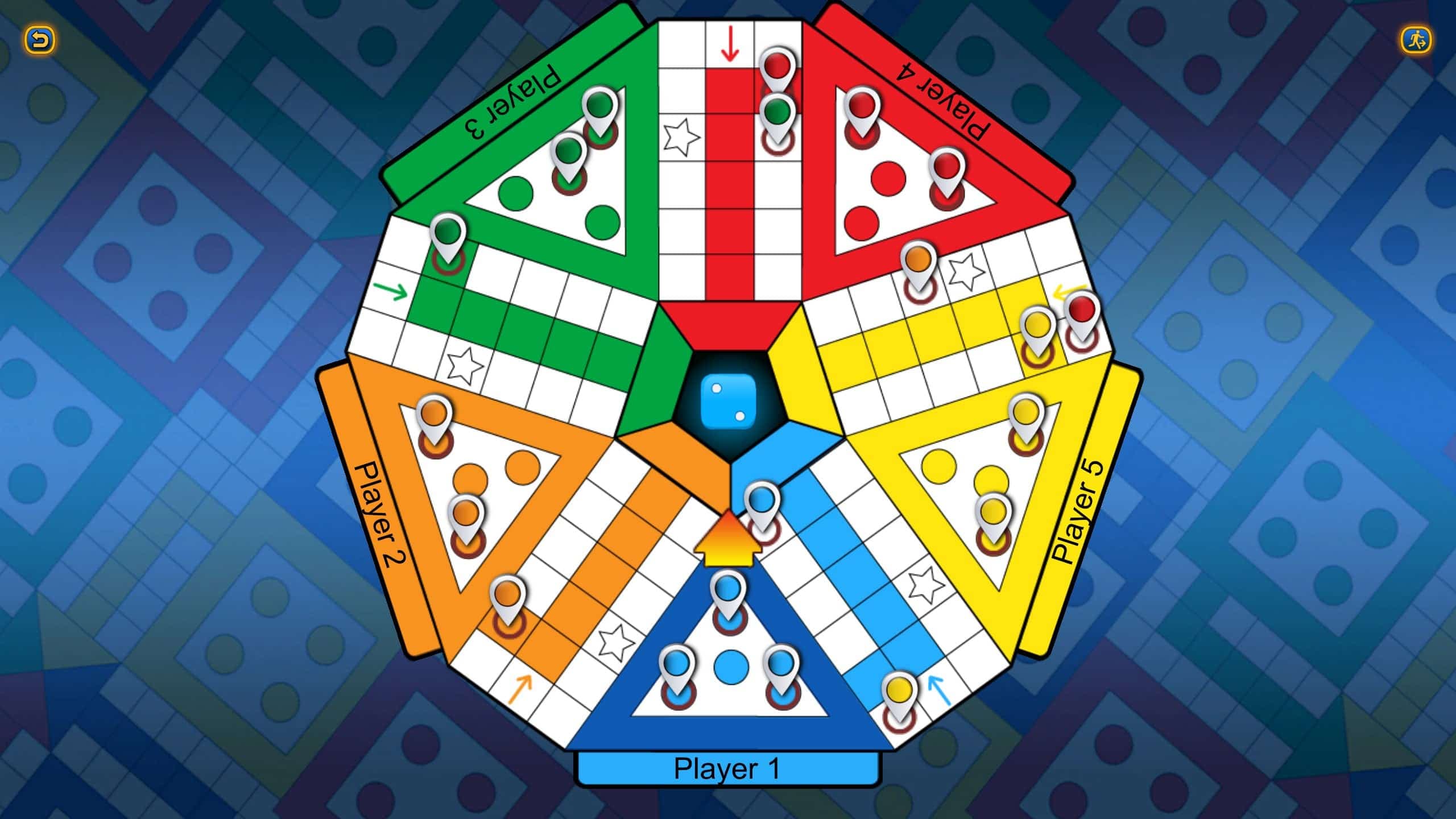 صفحه بازی منچ Ludo King