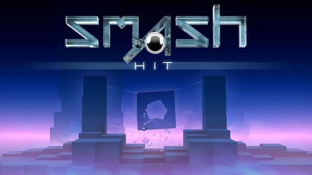 تصویری از شلیک به شیشه‌ها در بازی Smash Hit برای اندروید