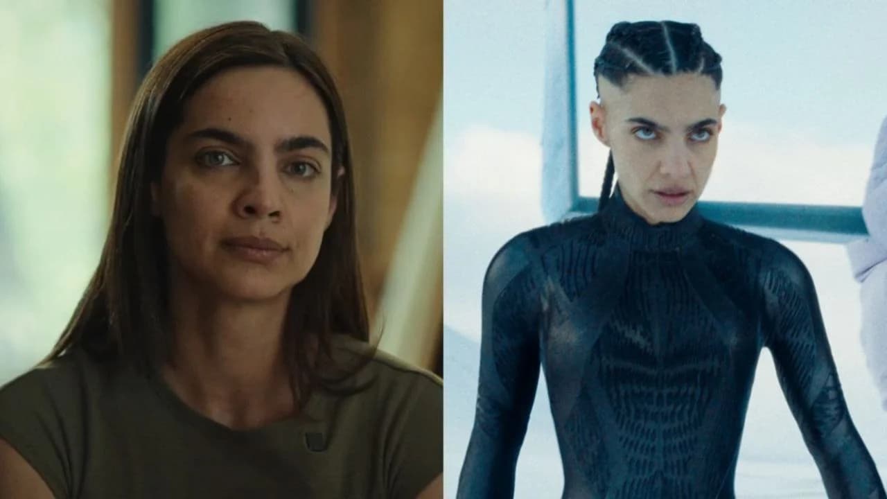 ماریا گابریلا دی فاریا در نقش The Engineer با طراحی نیمه‌ماشینی در Superman 2025