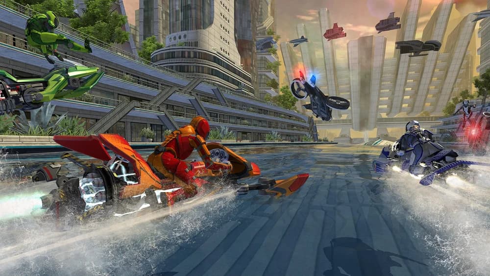 جت اسکی سواری در بازی Riptide GP مناسب برای بازی های چند نفره آفلاین