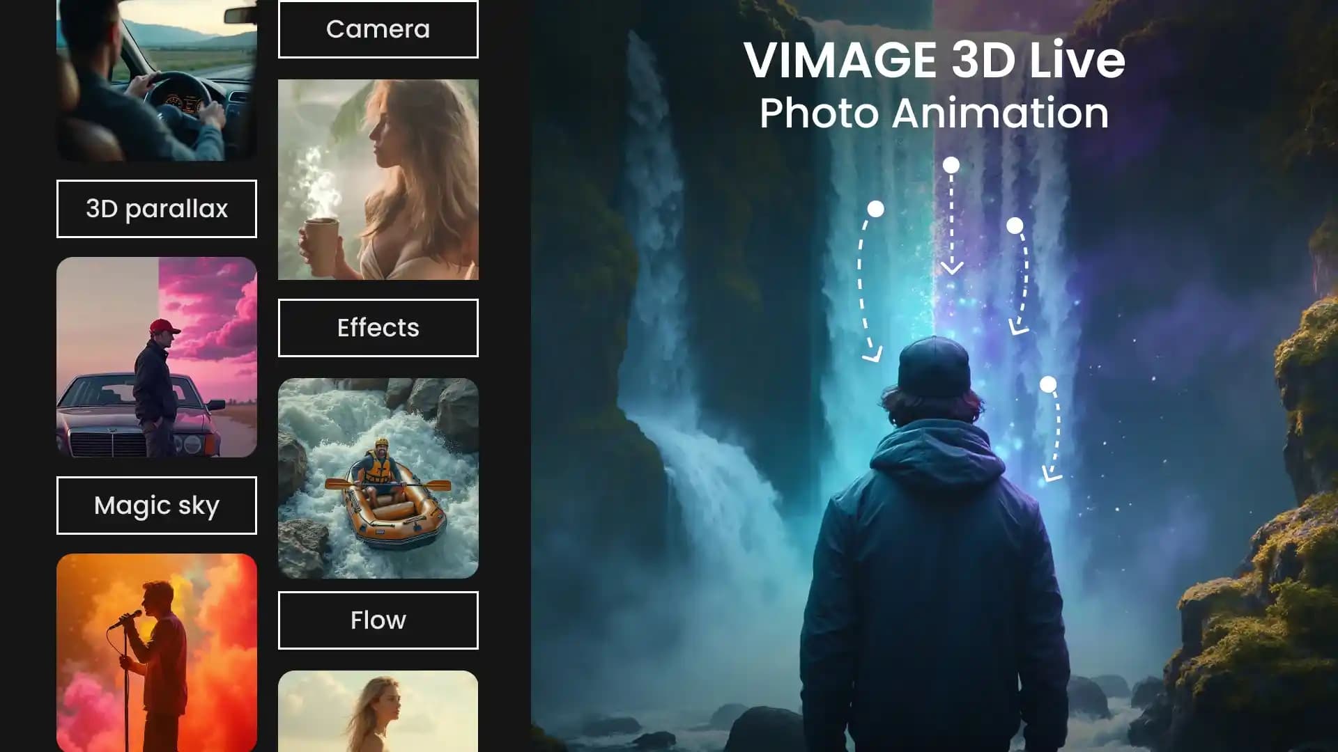 نمونه‌ای از عکس متحرک (سینماگراف) ساخته شده با Vimage