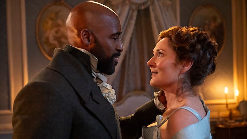 سکانس چای نوشیدن ویولت بریجرتون و لرد اندرسون در فصل ۴