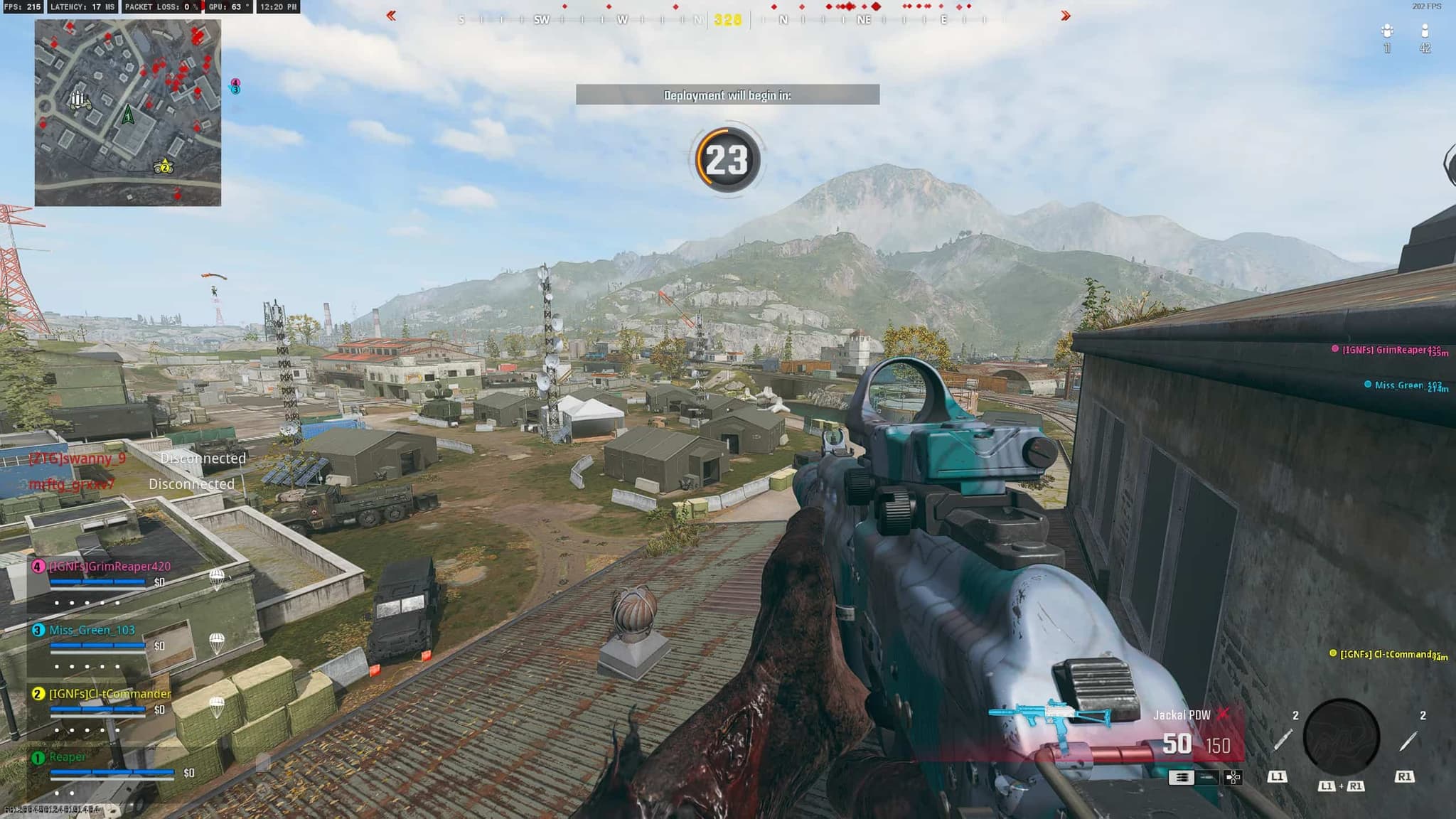 تصویری از گیمپلی بازی رایگان Call of Duty: Warzone روی PS5