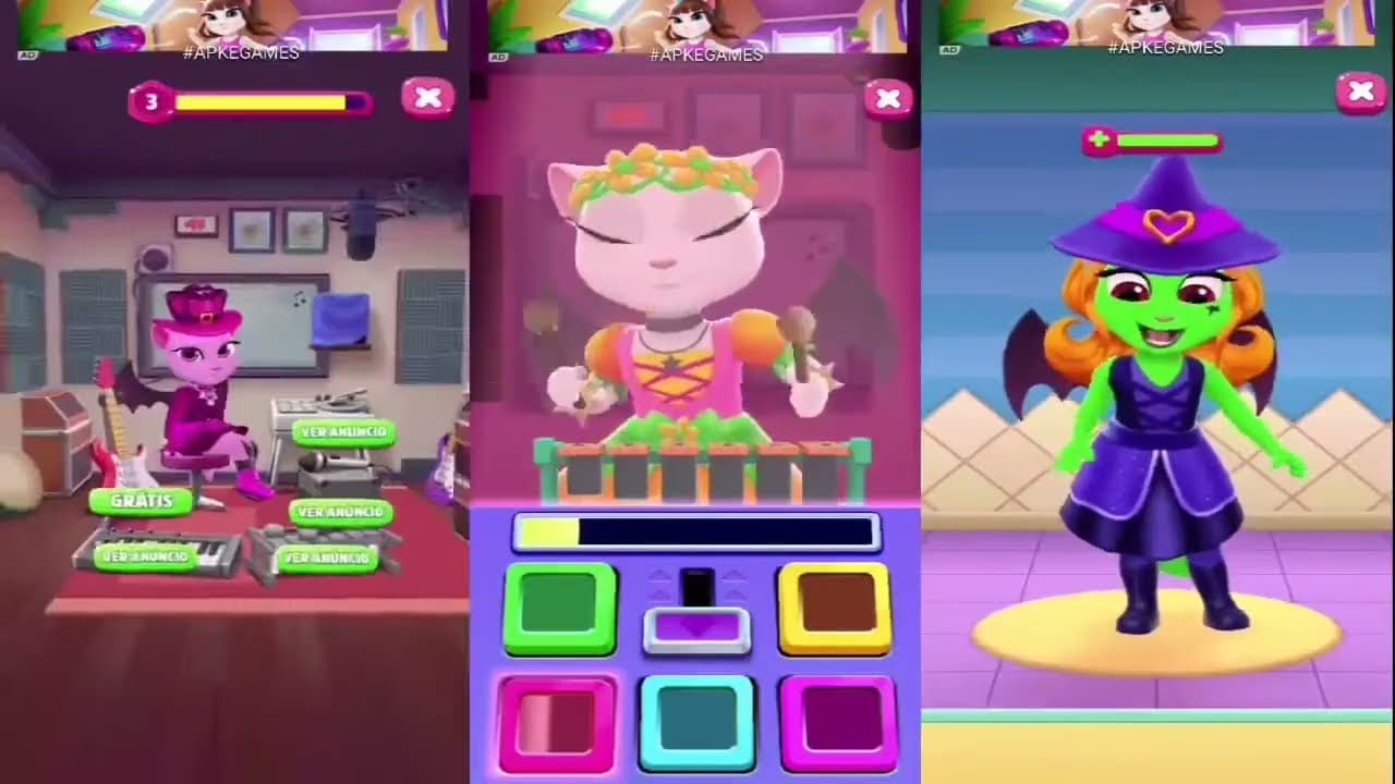 بازی مراقبت از گربهی مجازی My Talking Angela 2 برای آیفون