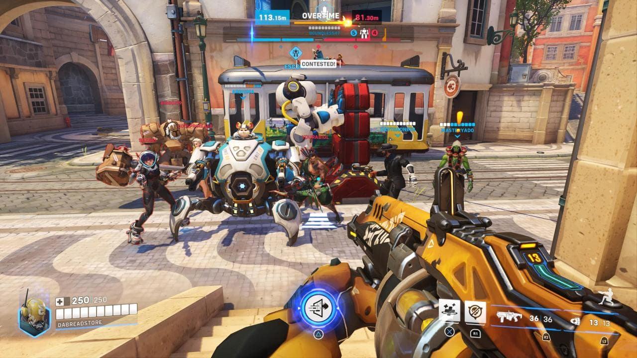 تصویری از گیمپلی بازی رایگان Overwatch 2 روی PS5