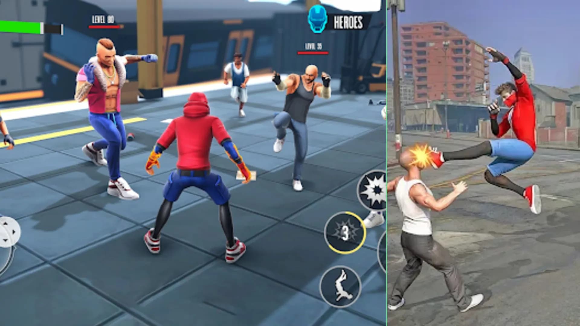 مبارزات بازی اکشن Spider Hero: Superhero Fighting