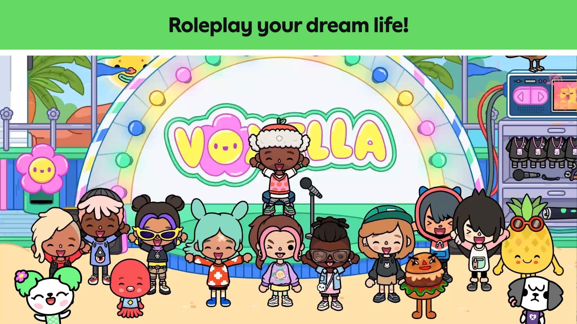بازی ساخت شخصیت و داستان Toca Life World برای آیفون