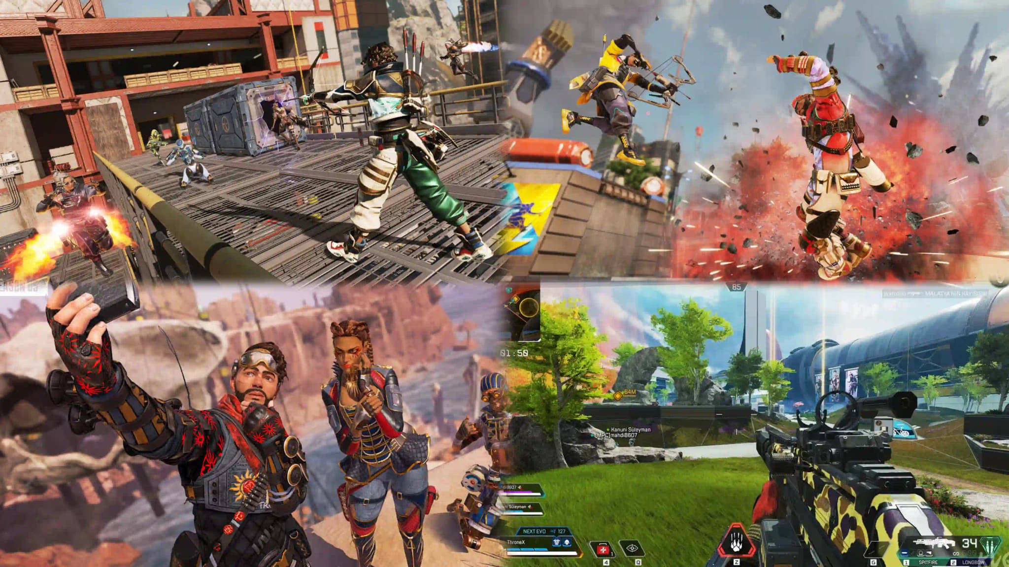 تصاویری از گیم پلی بازی Apex Legends