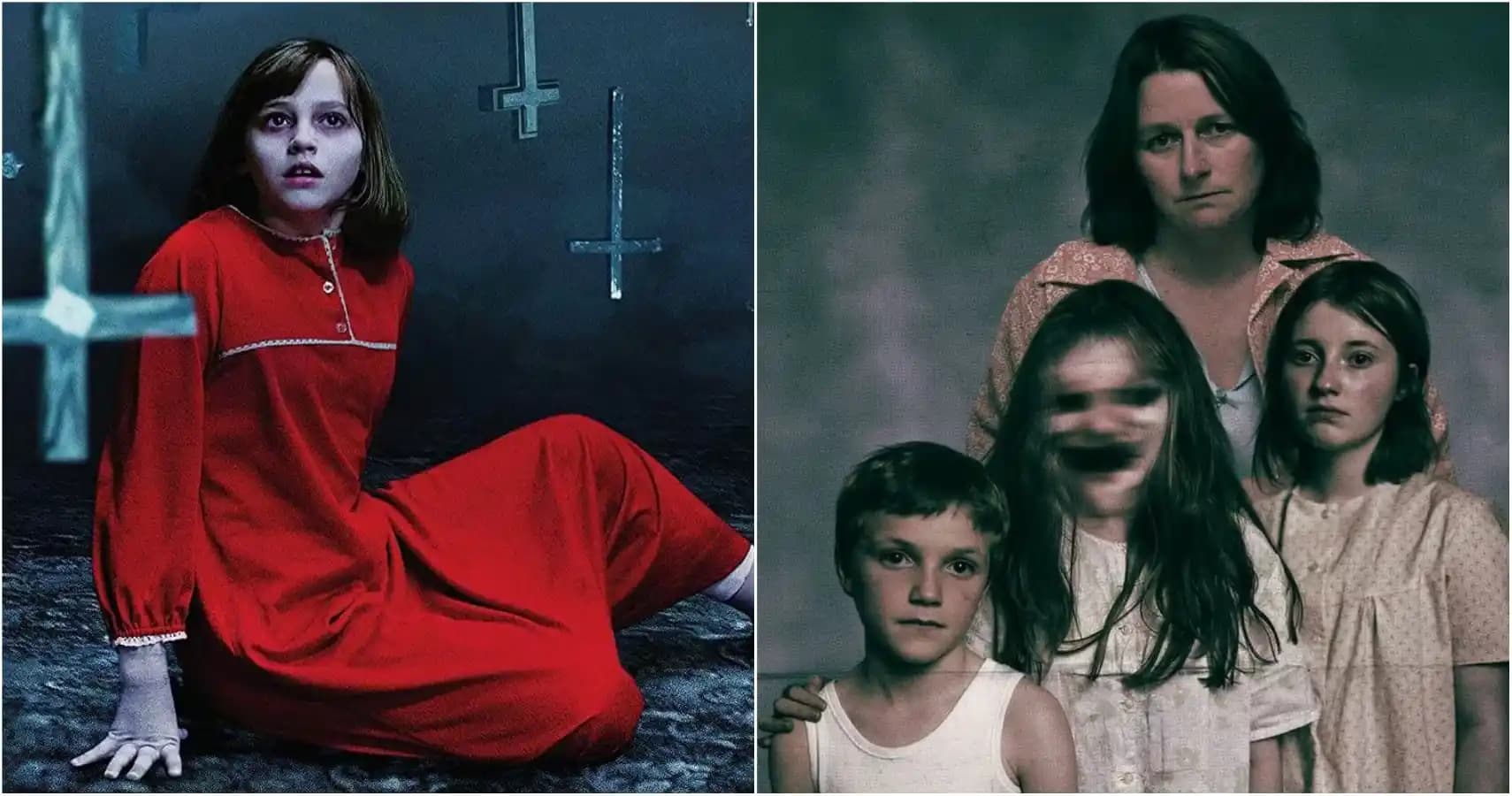 عکس جنت به همراه خانواده اش در فیلم احضار2