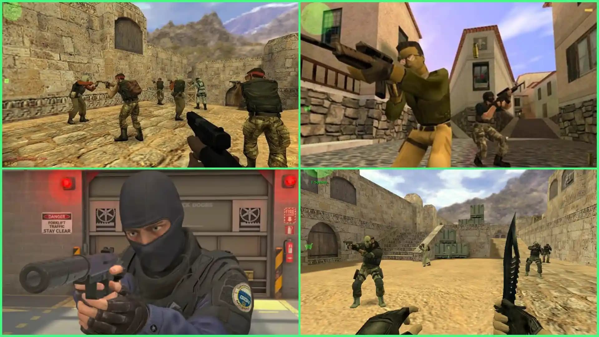 گیم پلی یکی از نوستالژی ترین بازی های کم حجم برای کامپیوتر یعنی Counter-Strike 1.6