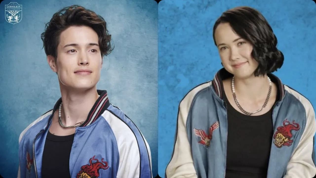 جردن لی در Gen V با دو بازیگر Derek Luh و London Thor