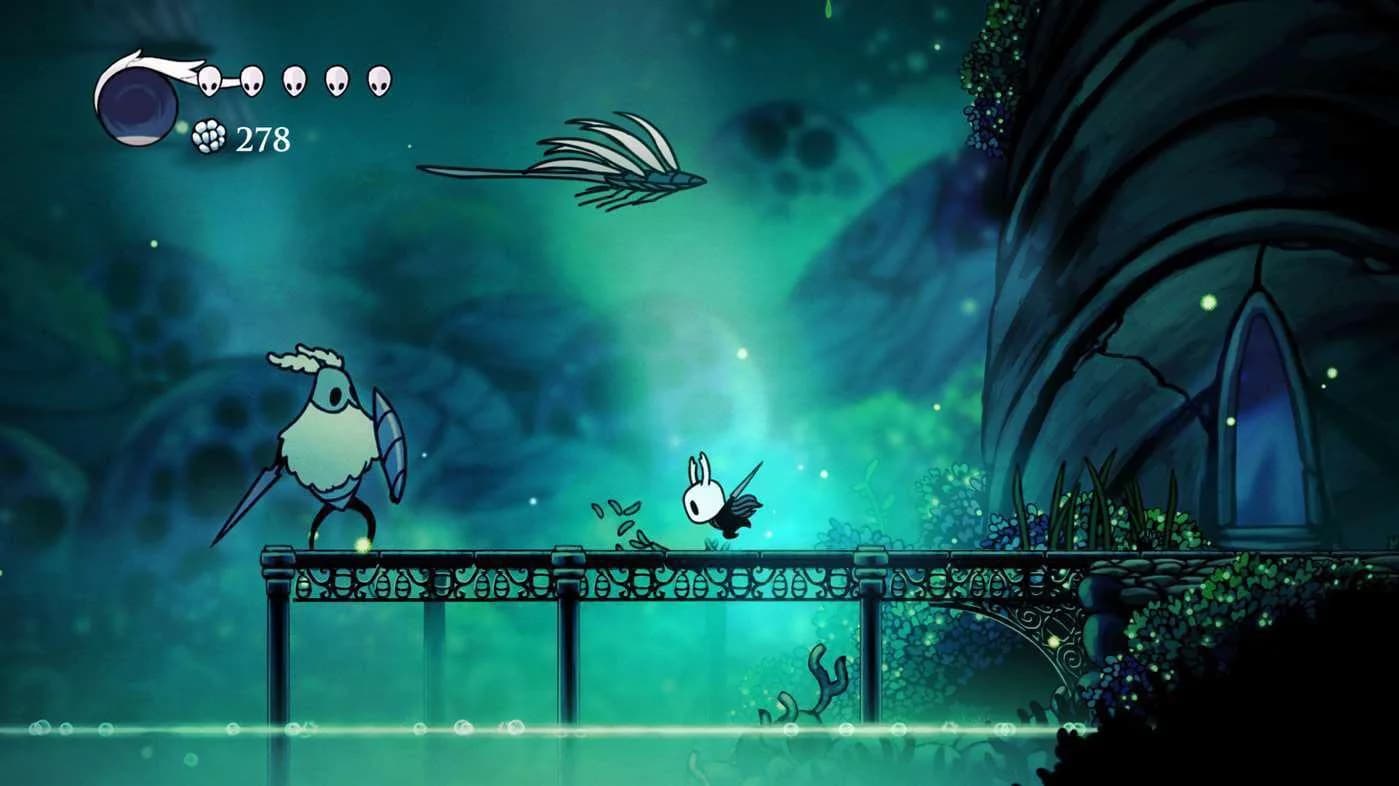 گیمپلی بازی اکشن کم حجم Hollow Knight در محیط زیبای بازی برای PS4