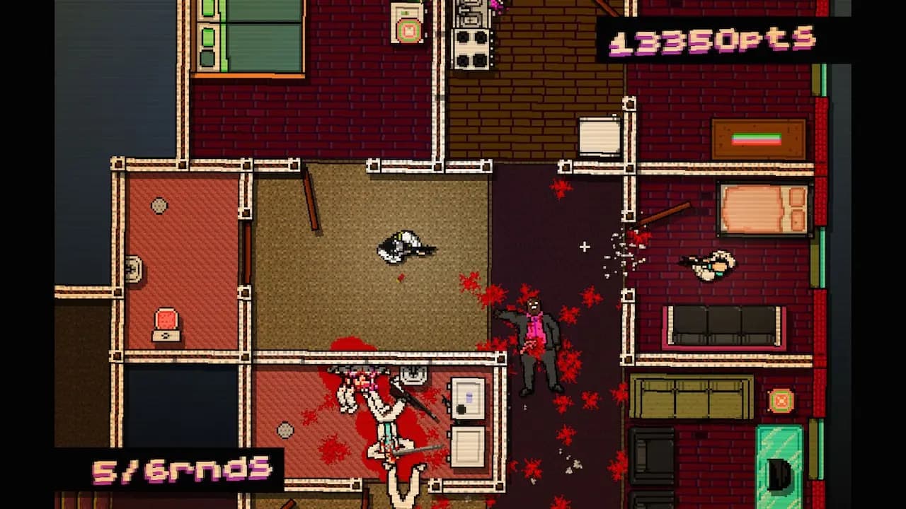 تصویری از گیم پلی Hotline Miami
