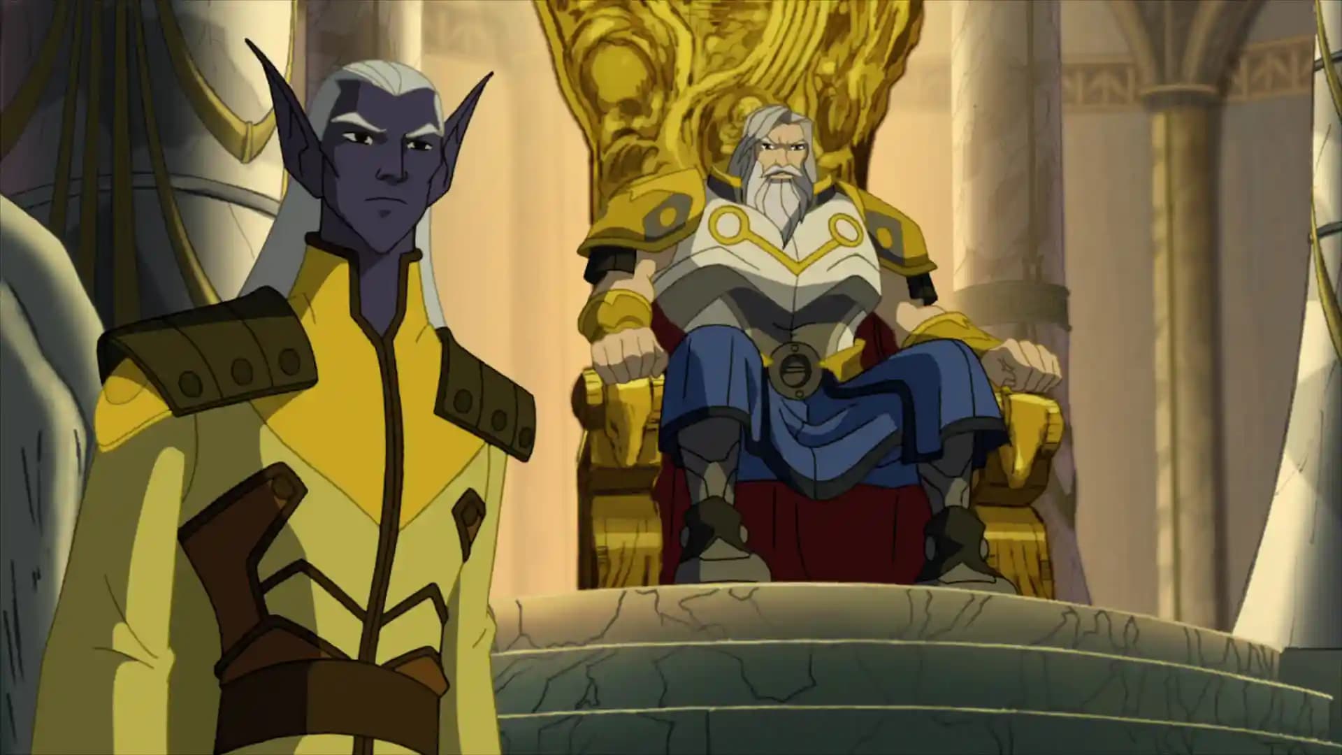 صحنه ای از انیمشن ثور از بهترین های مارول