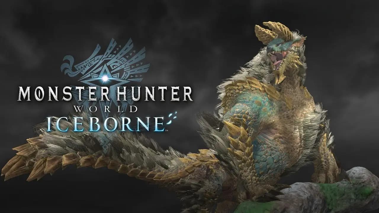 یک شکارچی در حال نبرد با هیولایی غولپیکر در بازی Monster Hunter: World