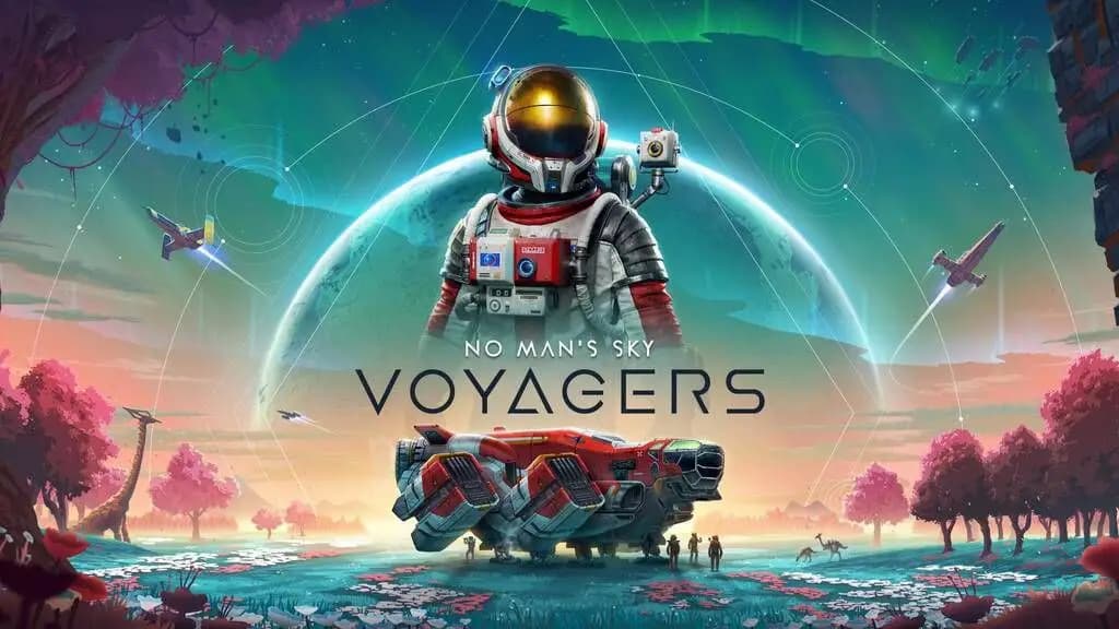 کاوش در یک سیاره بیگانه و رنگارنگ در بازی No Man's Sky