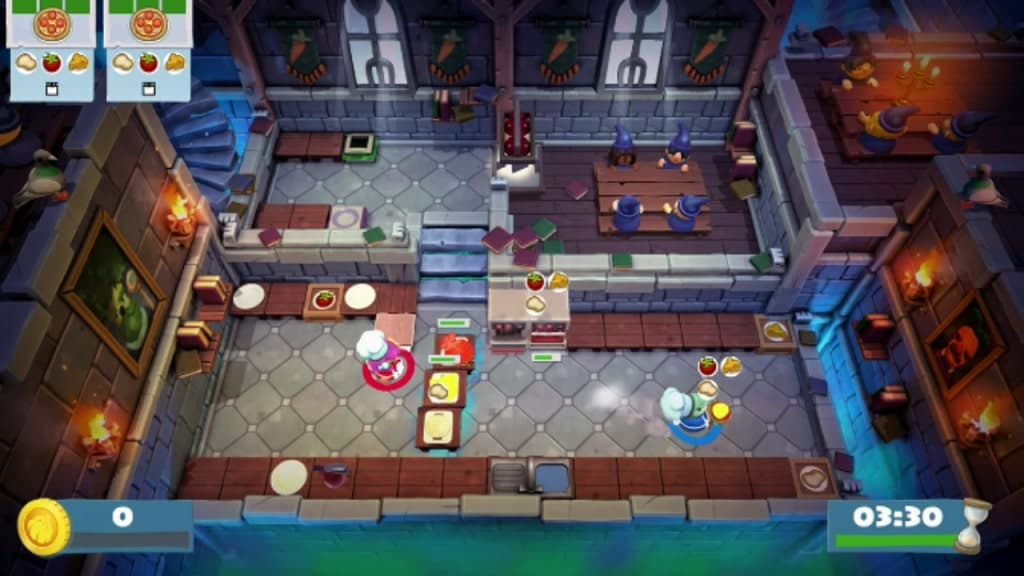 بازیکنان در حال همکاری در بازی بقای Don't Starve Together