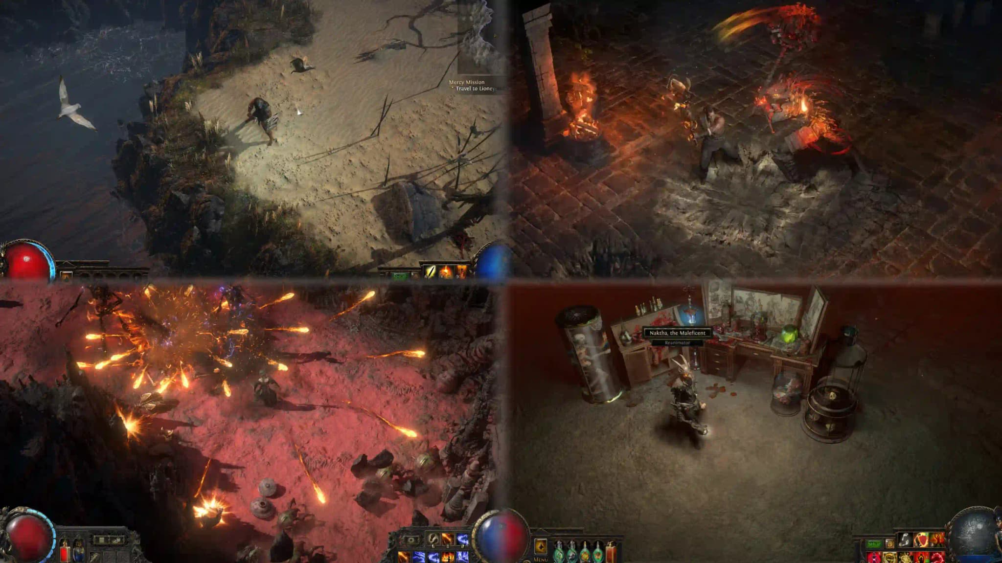 تصاویری از گیم پلی بازی Path of Exile