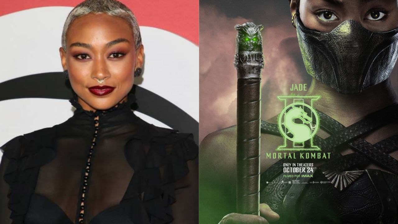 تاتی گابریل در نقش جید در فیلم مورتال کمبت 2